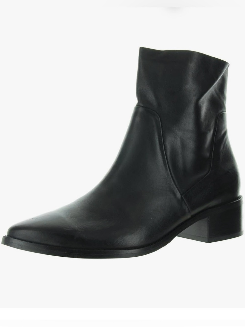 Paul Green Women's Willow Ankle Boots Black Leather Low Heel Zip UK4 / US6.5